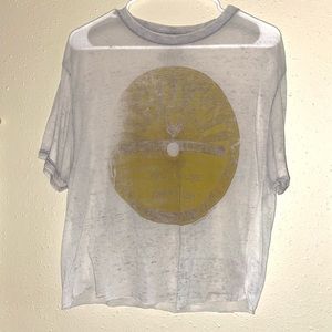 johnny cash album crop top